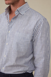 Bronte Chambray Shirt - Bengal Stripes