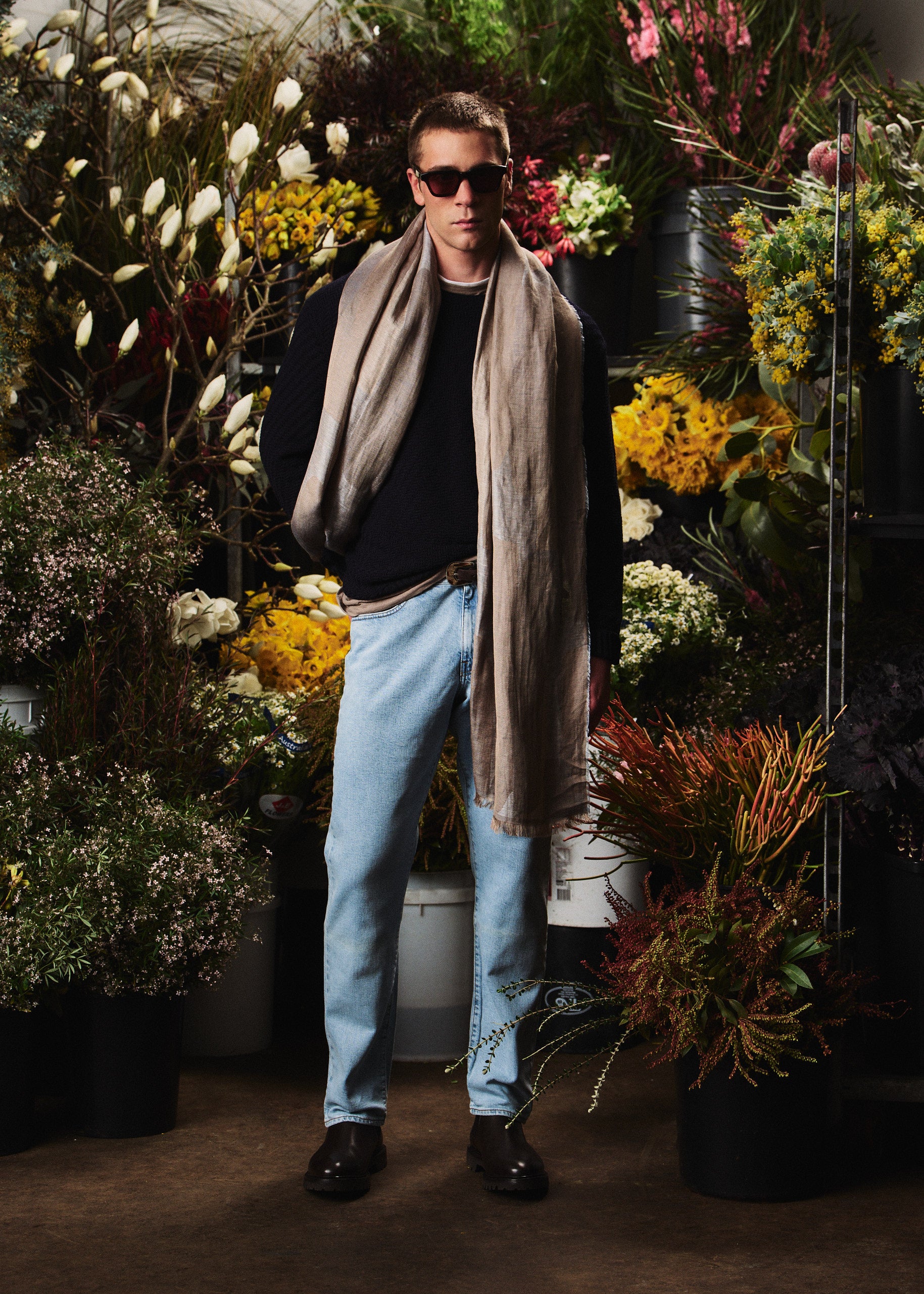 Rose Street Denim - Italian Selvedge Jeans  - Bleached Indigo
