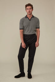 Beechworth Short Sleeved Polo - Noir