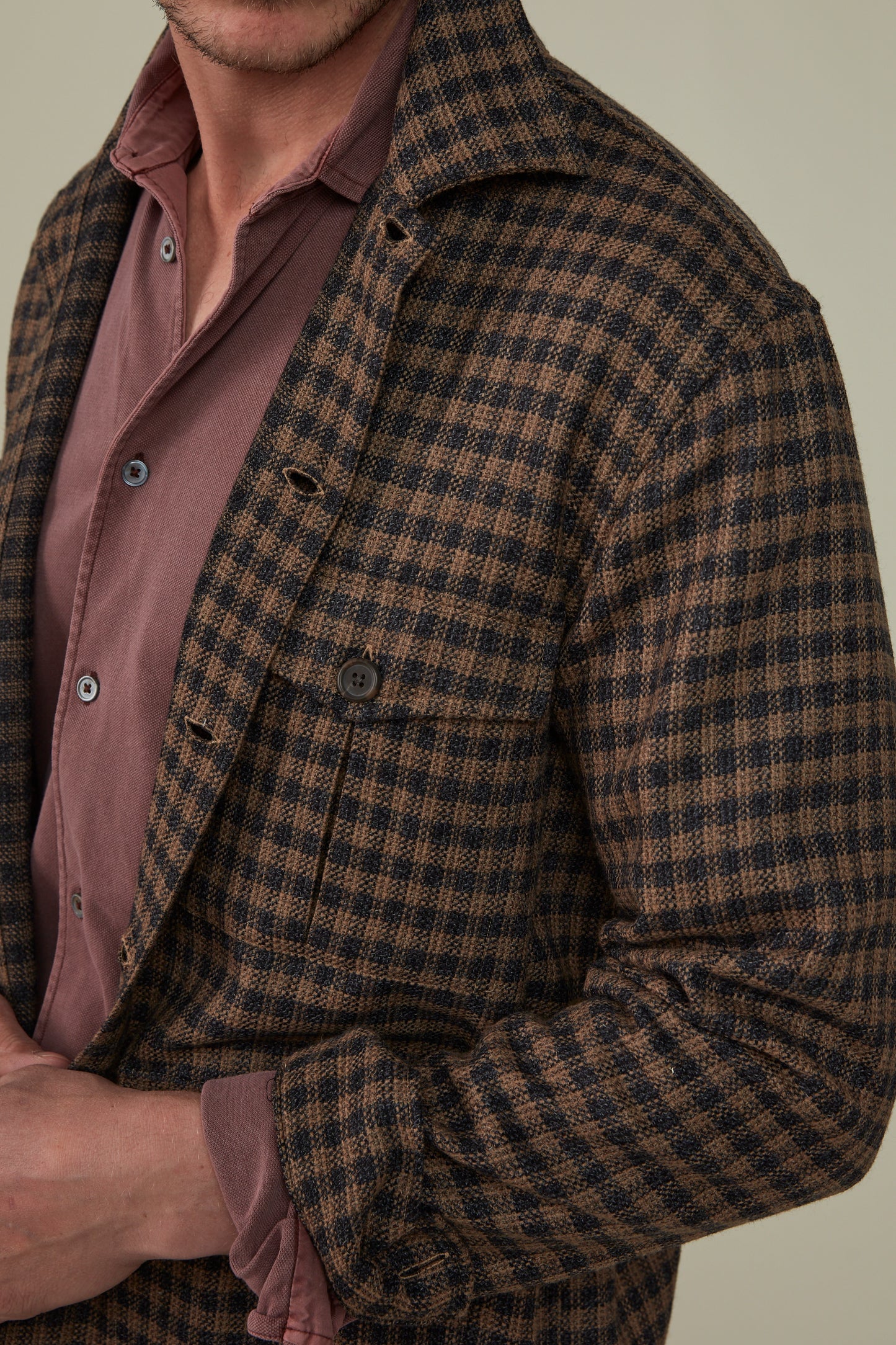 Clifton Overshirt - Lightweight Wool and Cashmere