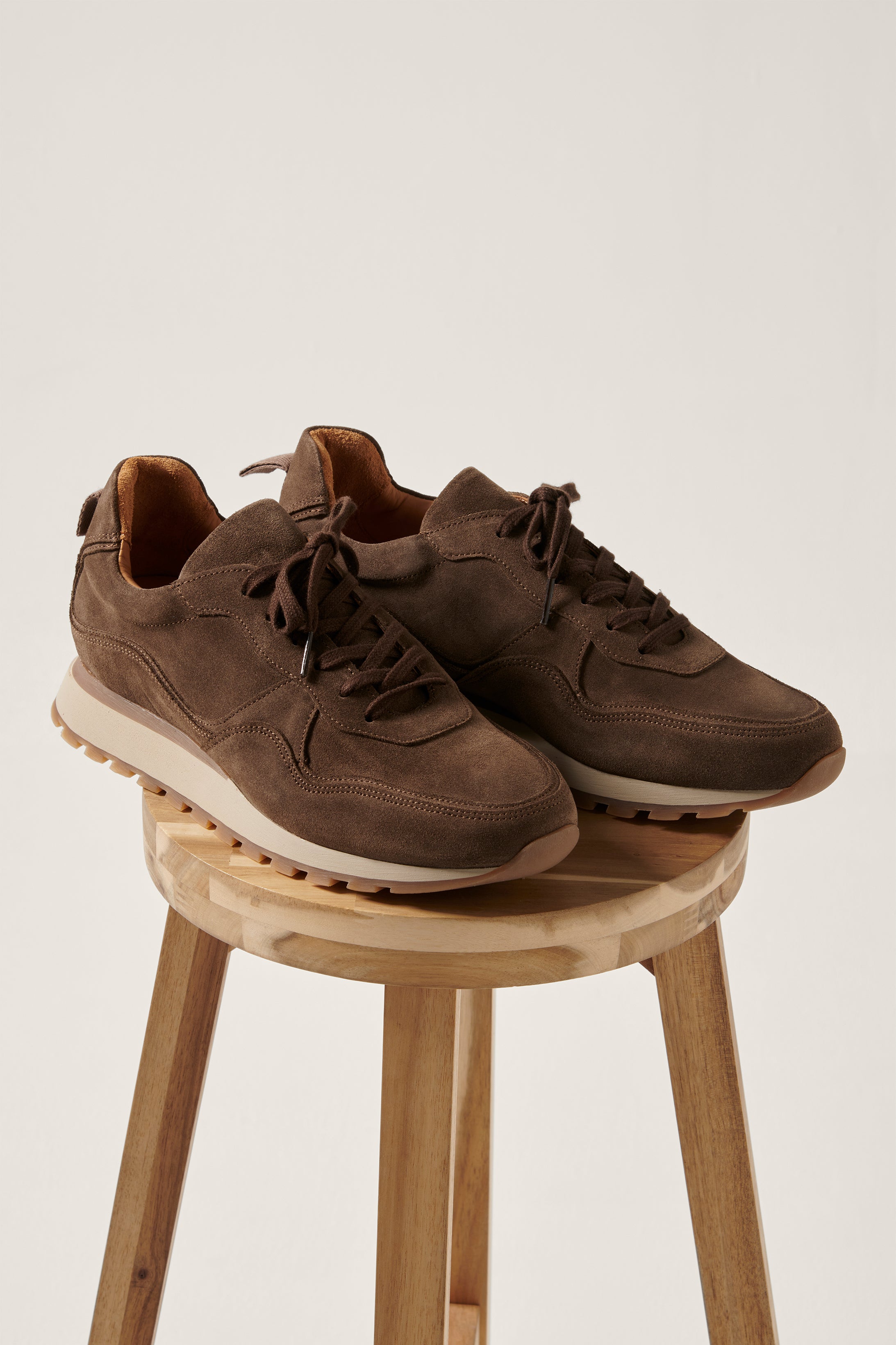 Byron Sneaker - Taupe Suede