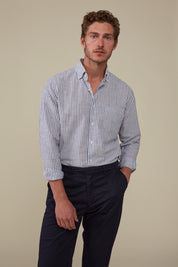 Bronte Chambray Shirt - Bengal Stripes