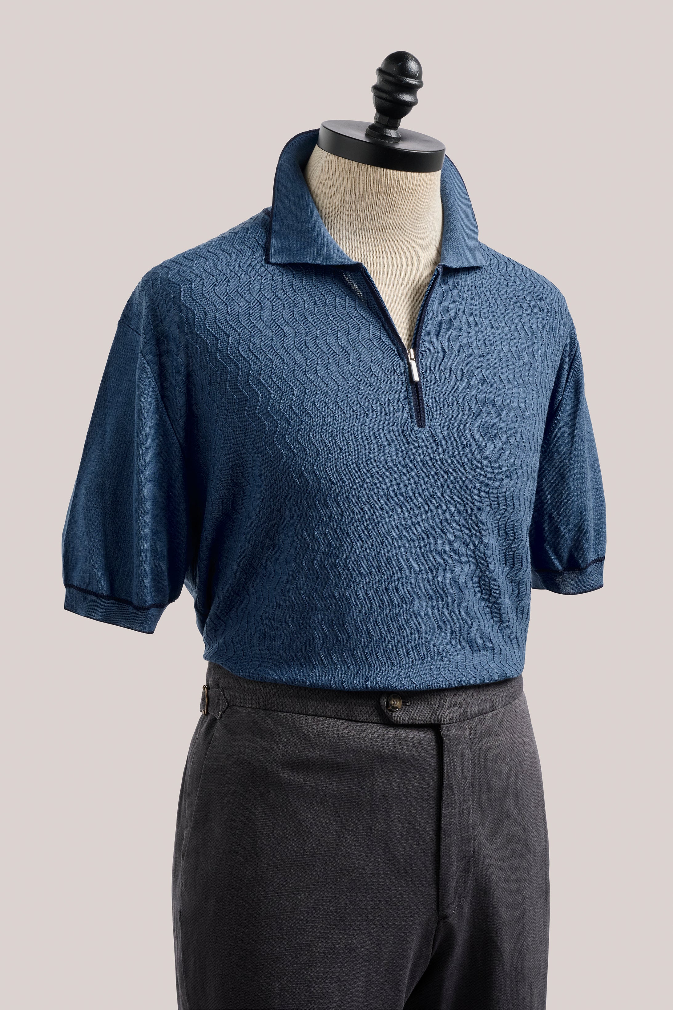 Airlie Knit Polo - Cotton and Silk