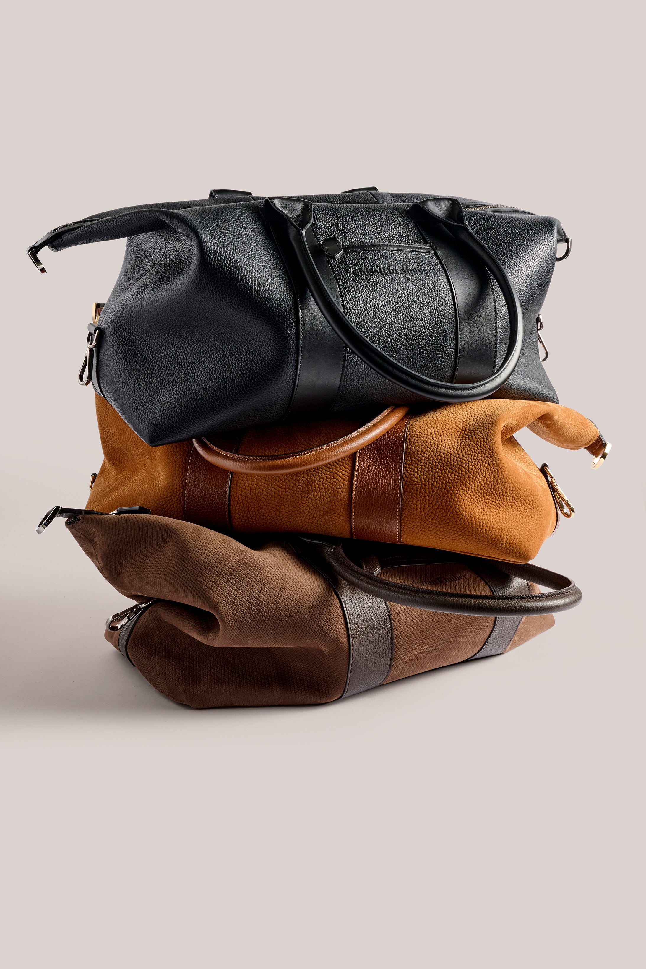 Weekender Bag - Black Grain