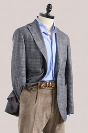 Italian Blazer Wool Silk - Melange Charcoal
