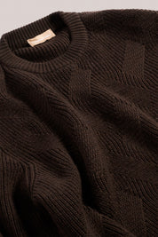 Radfords Cable Knit - Chocolate