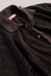 Riviera Short Sleeved Knit Polo - Prince of Wales