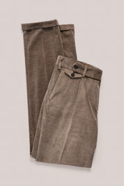Italian Corduroy Gurkha Trouser - Sahara