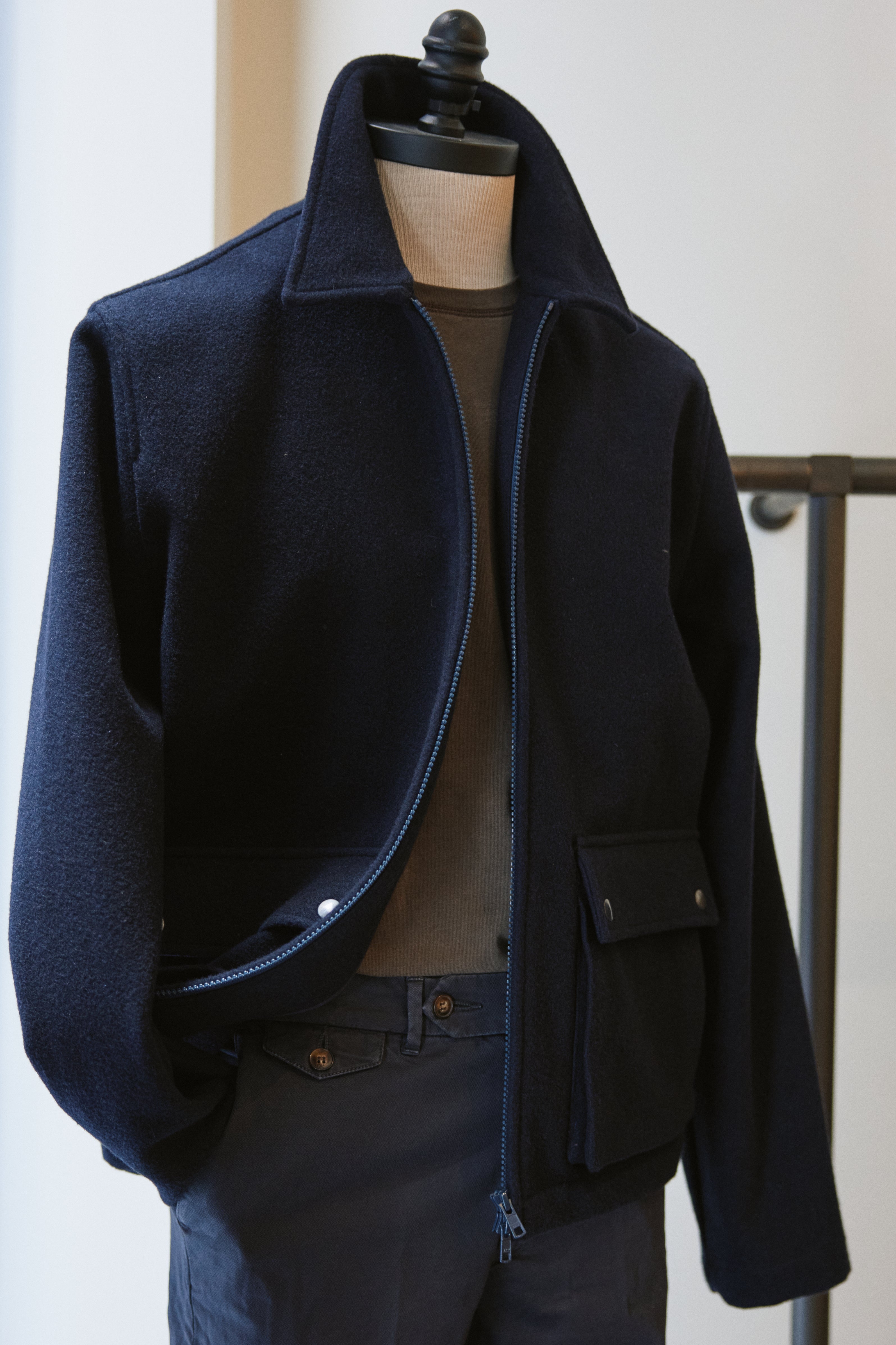 Fitzgerald Cashmere Bomber -  XXL Only