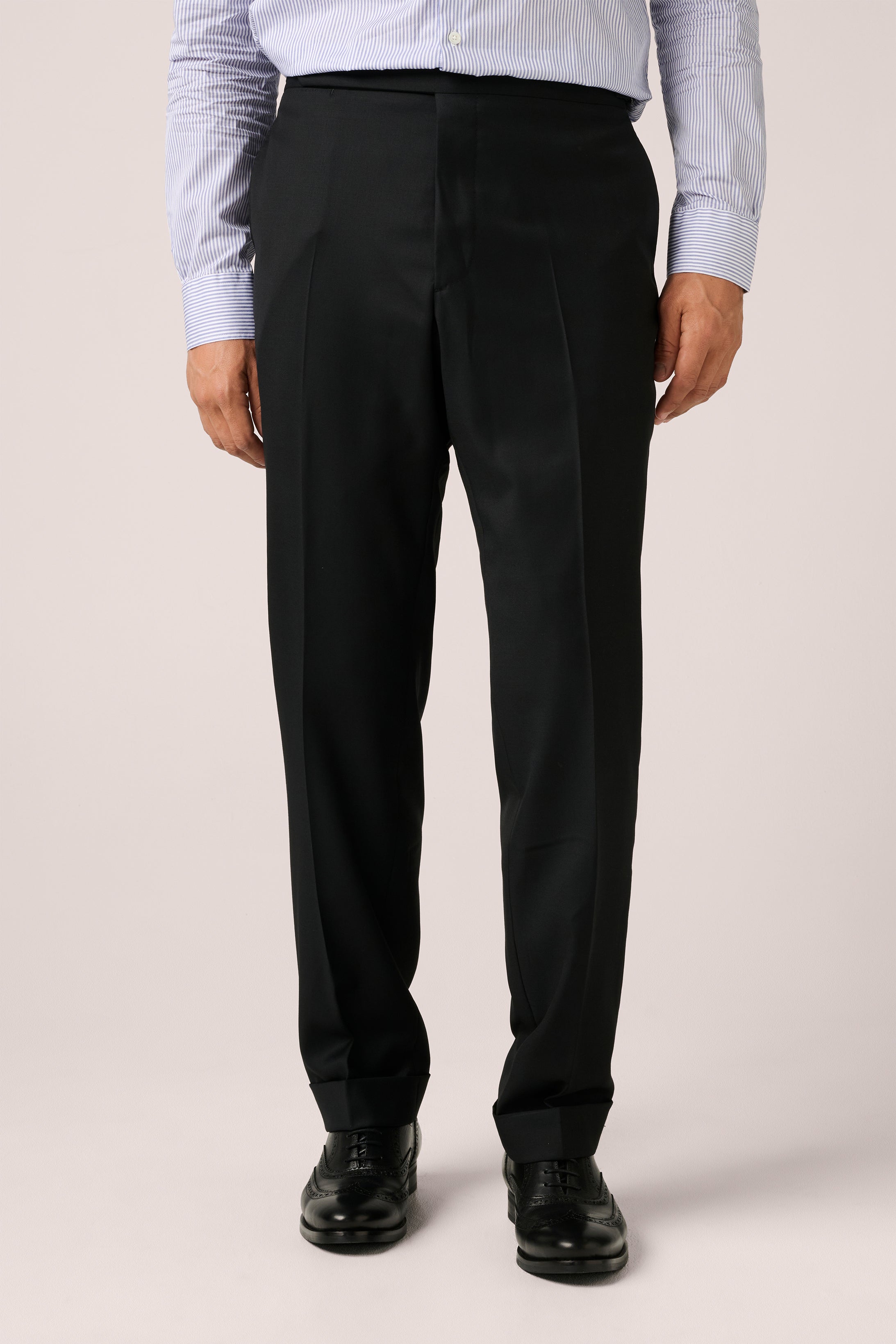 Collins Suit Trousers - Wool - Black