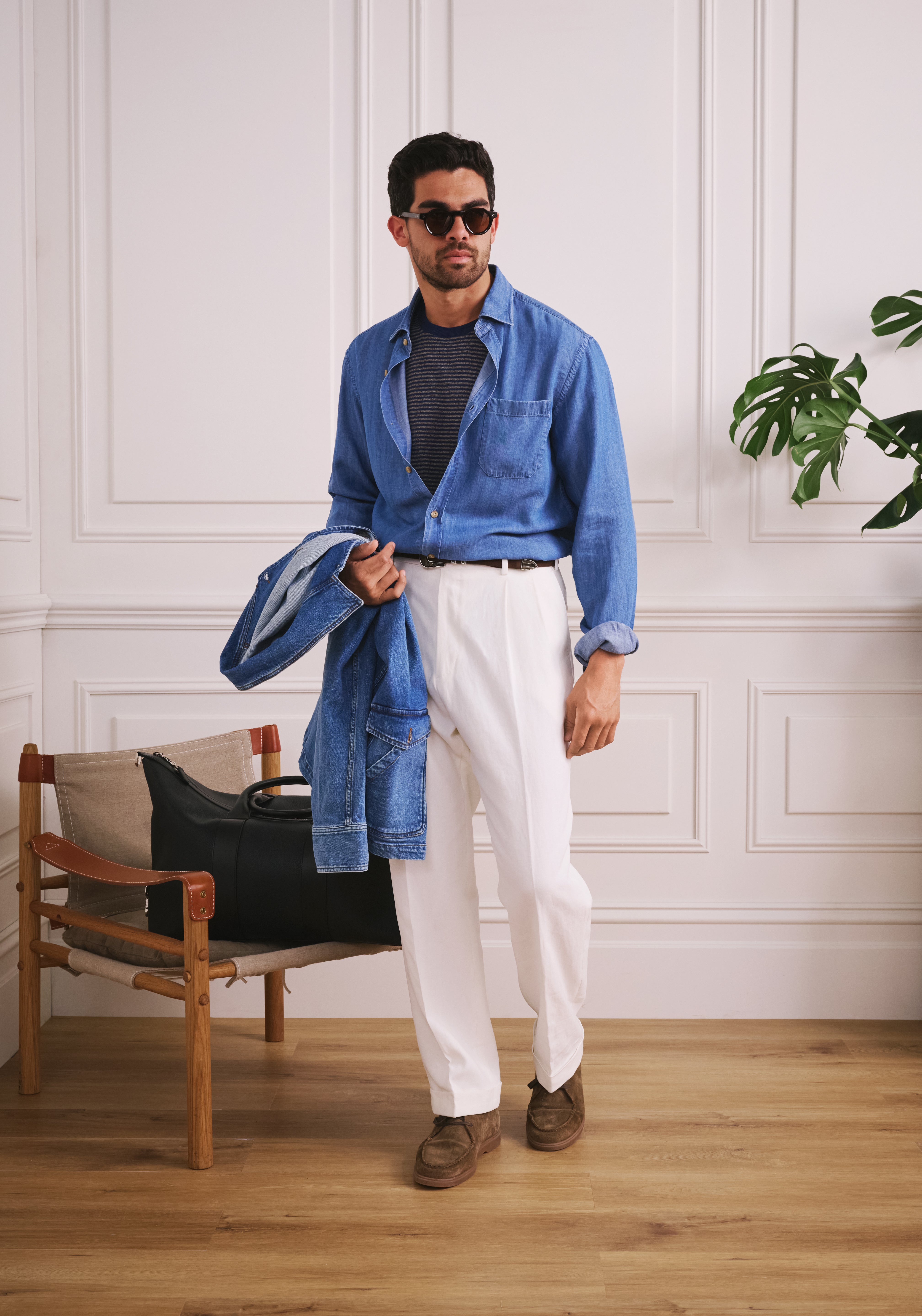 Summer Weight Denim Shirt