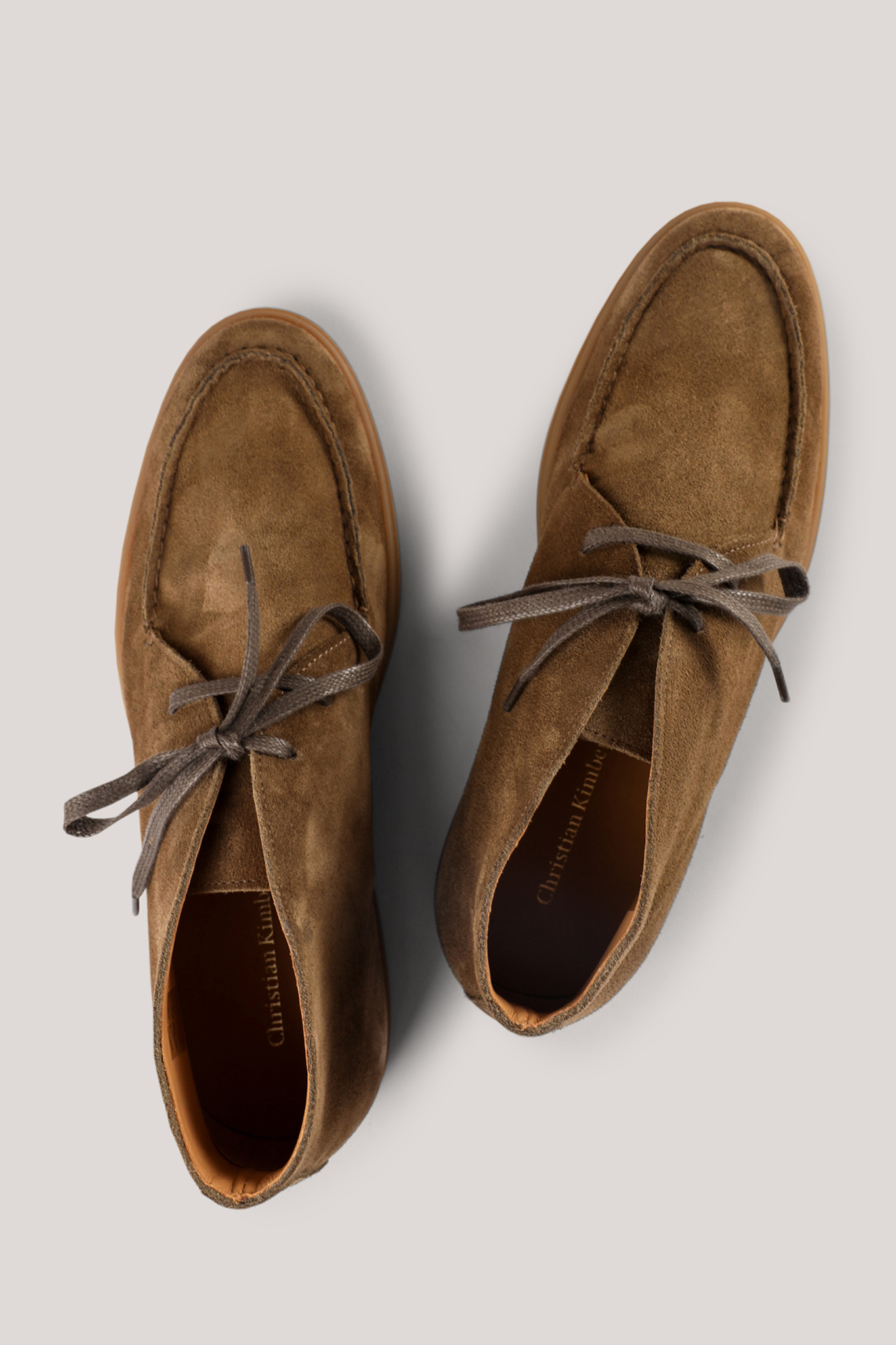 Armadale Leather Desert Boots - Dusty Olive