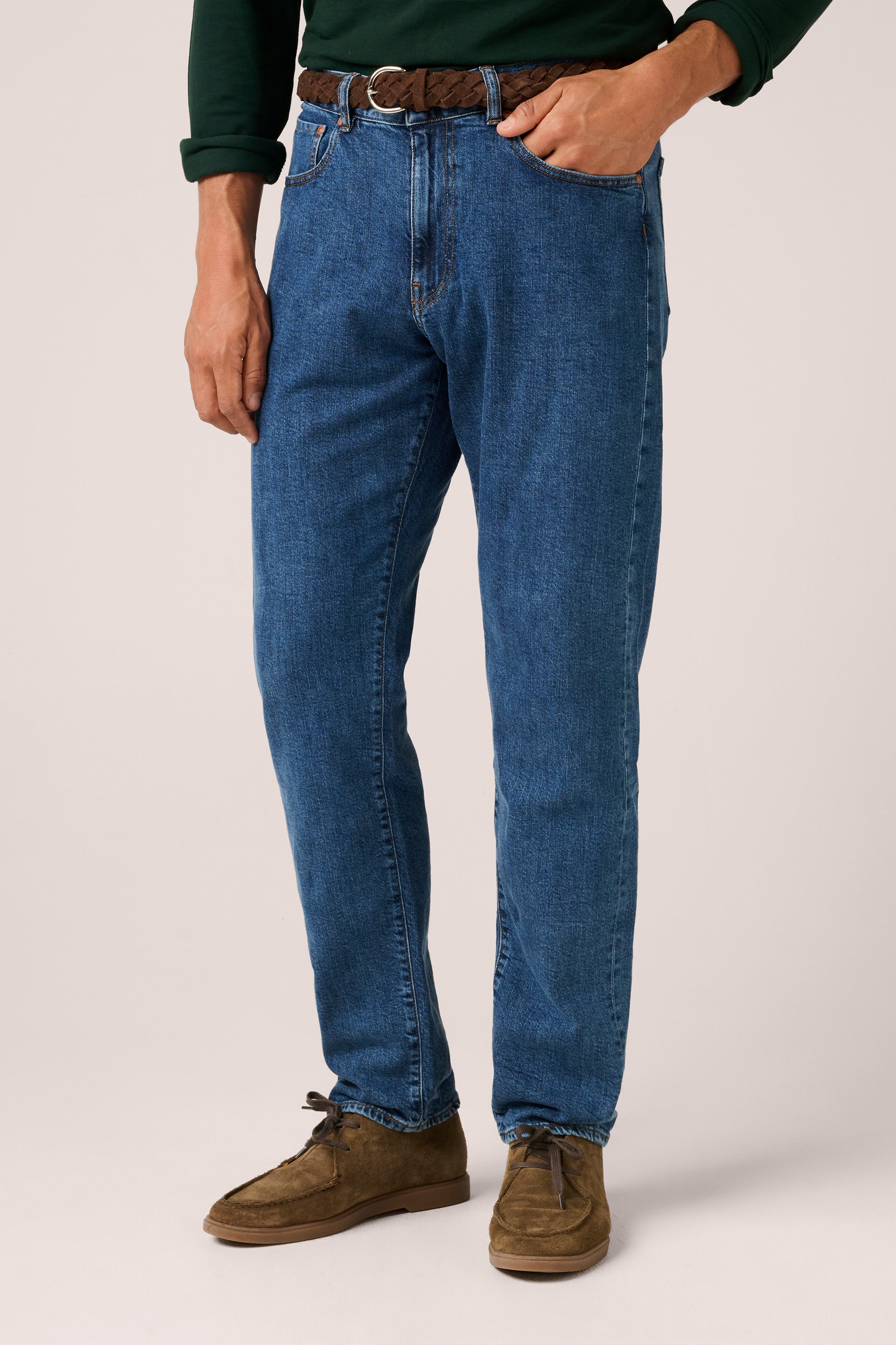 Rose Street Denim - Italian Selvedge Jeans  - Mid Indigo