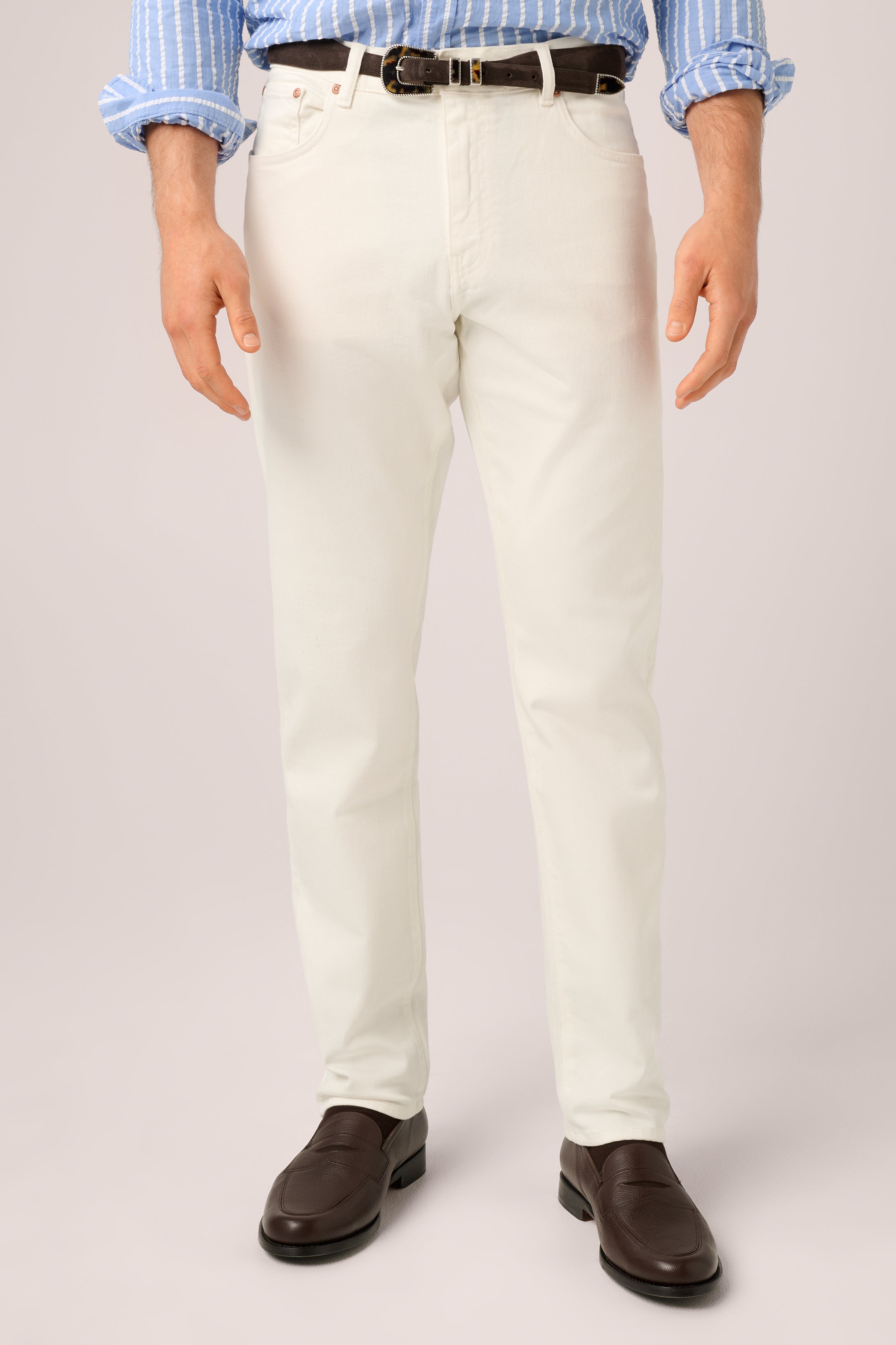 Rose Street Denim - Italian Selvedge Jeans - Optic White