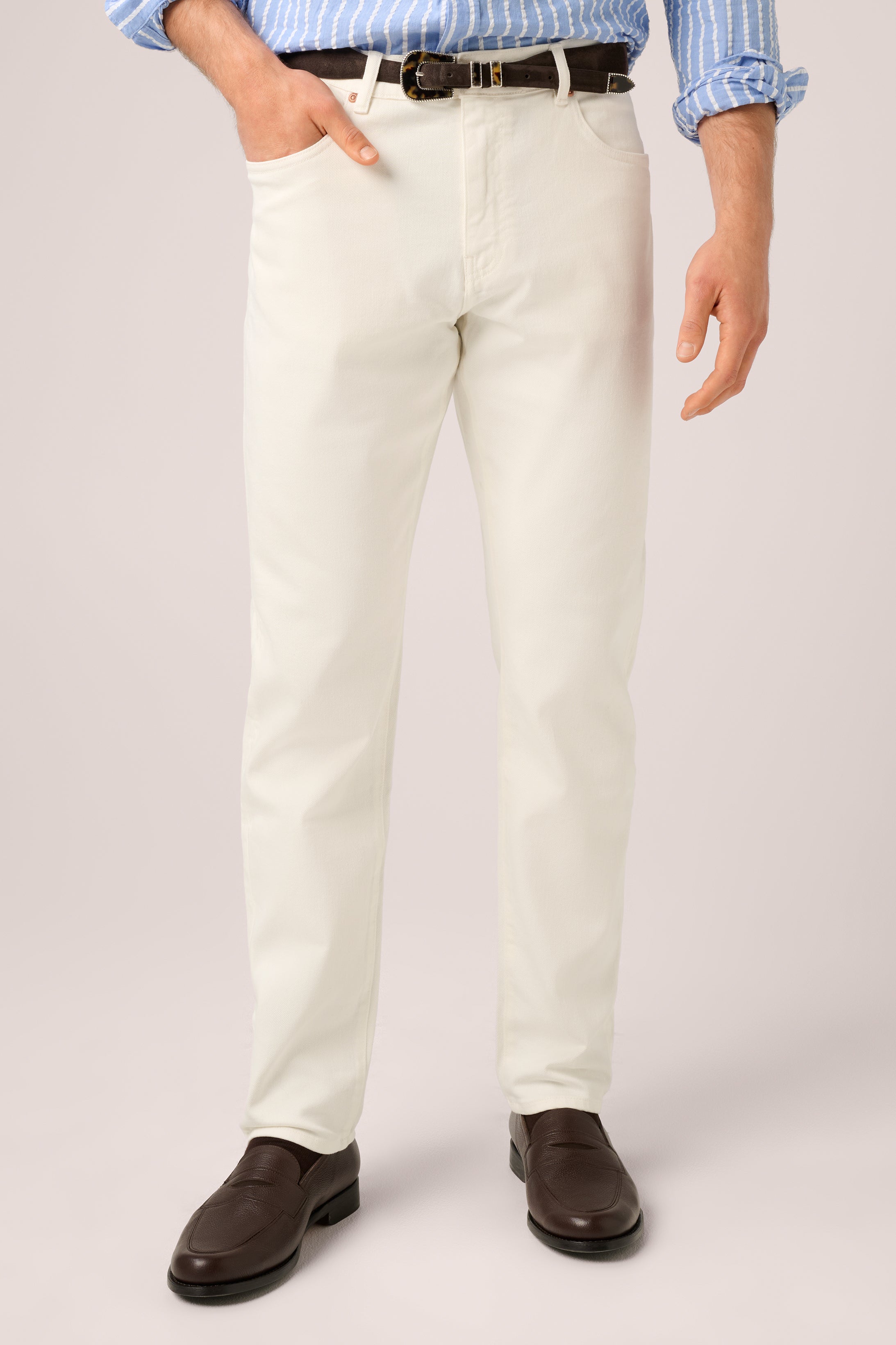 Rose Street Denim - Italian Selvedge Jeans - Optic White