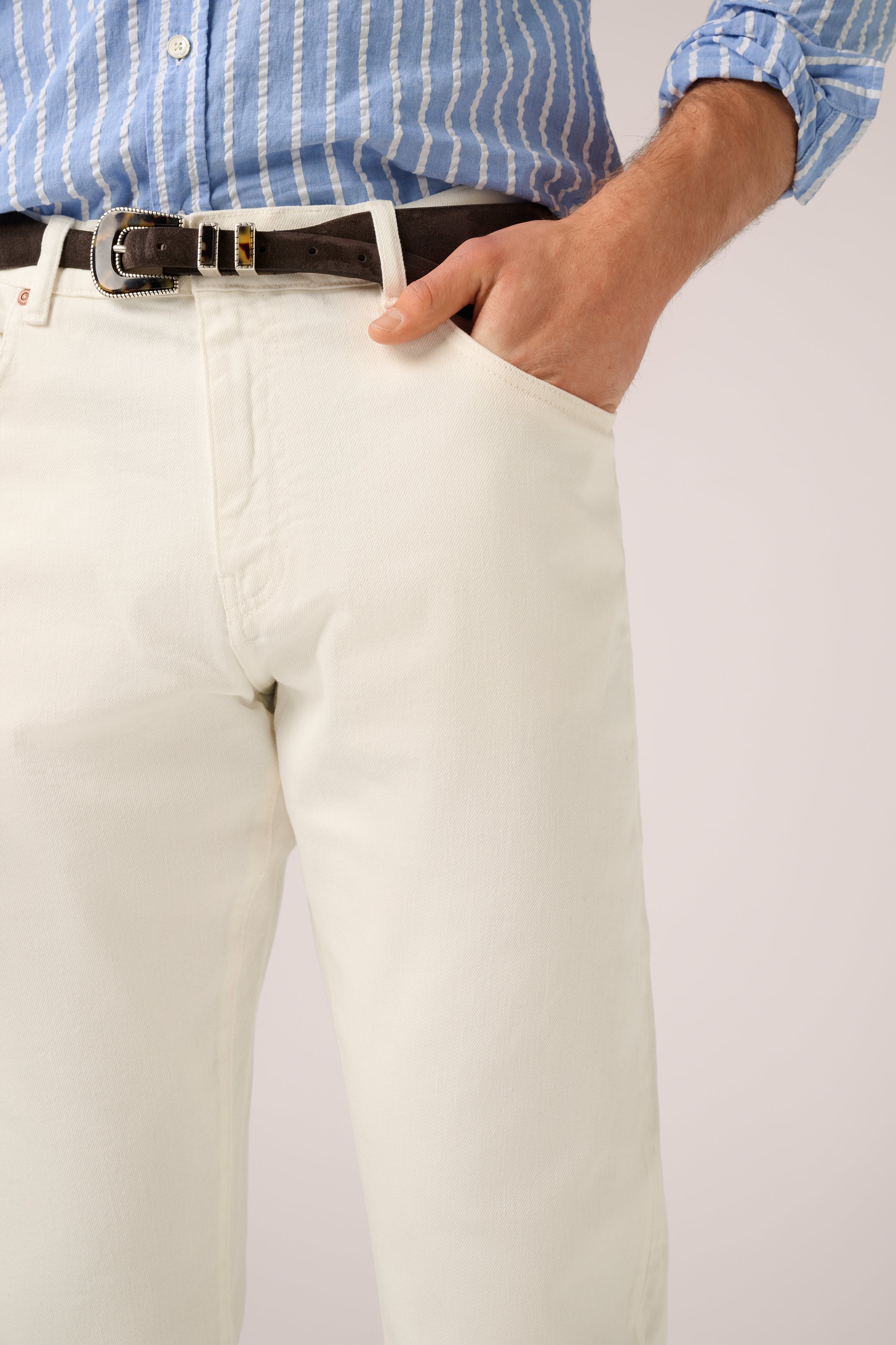 Rose Street Denim - Italian Selvedge Jeans - Optic White