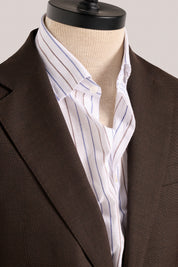 Bronte Lightweight Summer Shirt - Blue/Fox Brown