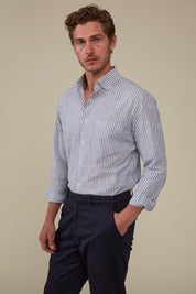 Bronte Chambray Shirt - Bengal Stripes