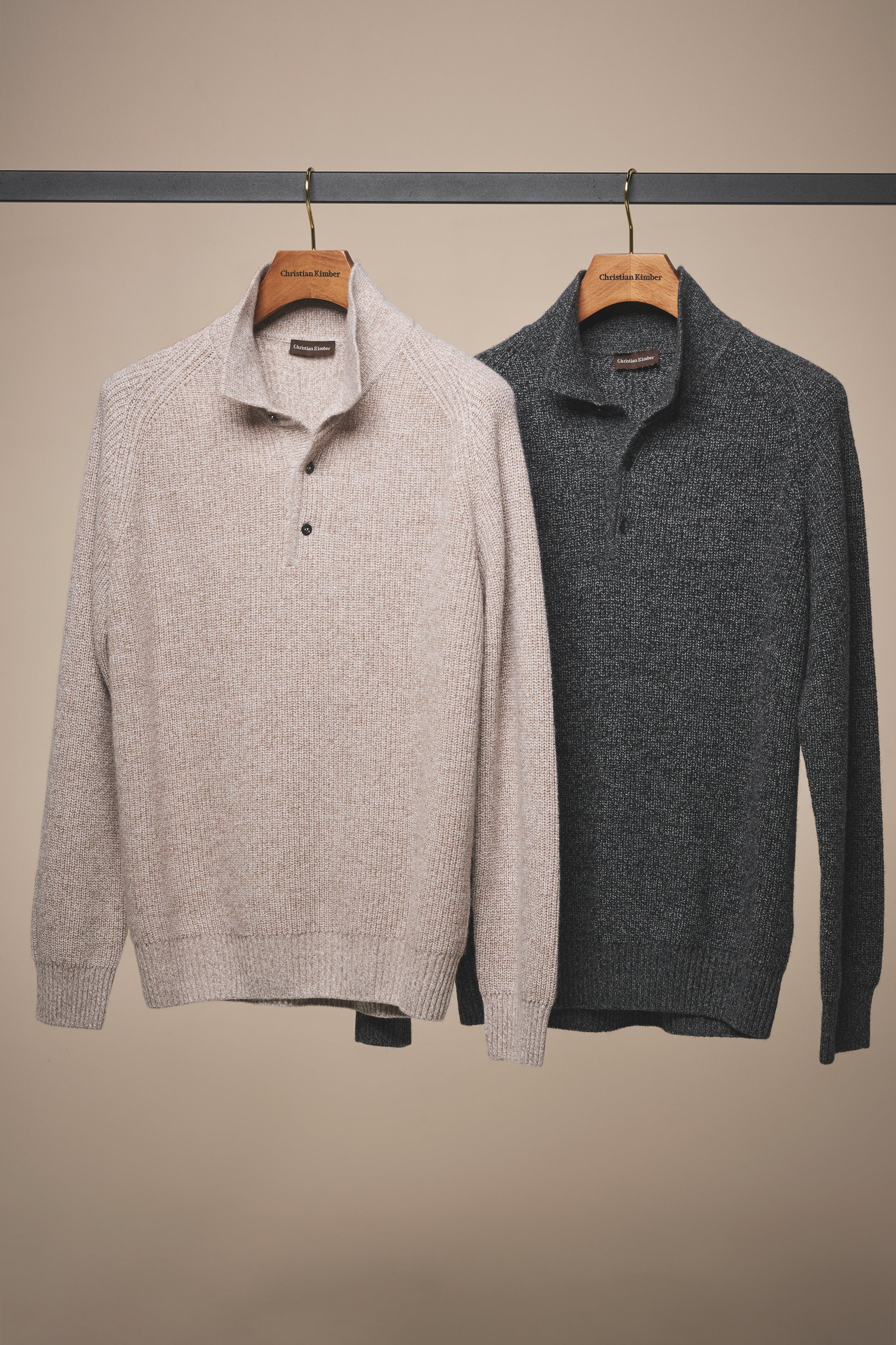 Merricks Polo - Wool and Cashmere - Oatmeal