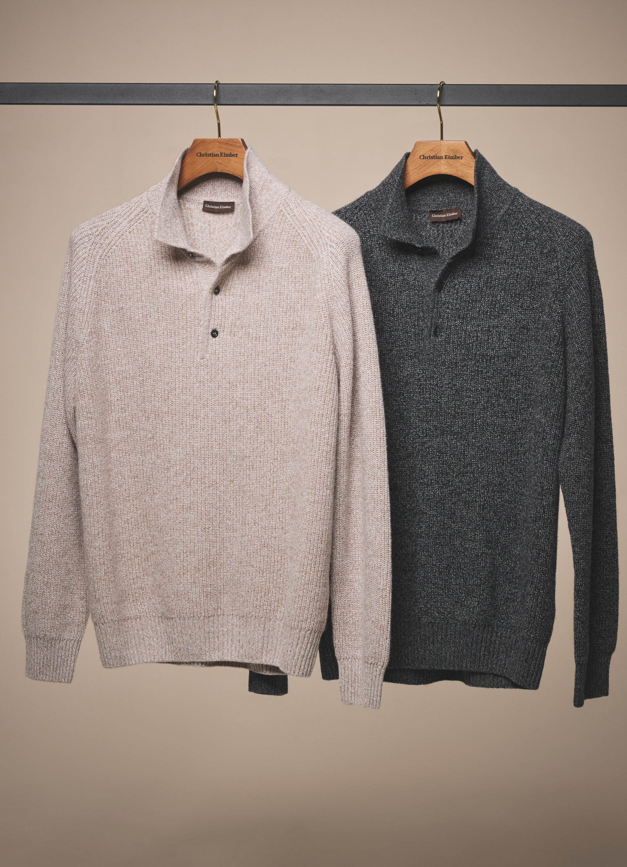 Merricks Polo - Wool and Cashmere - Oatmeal