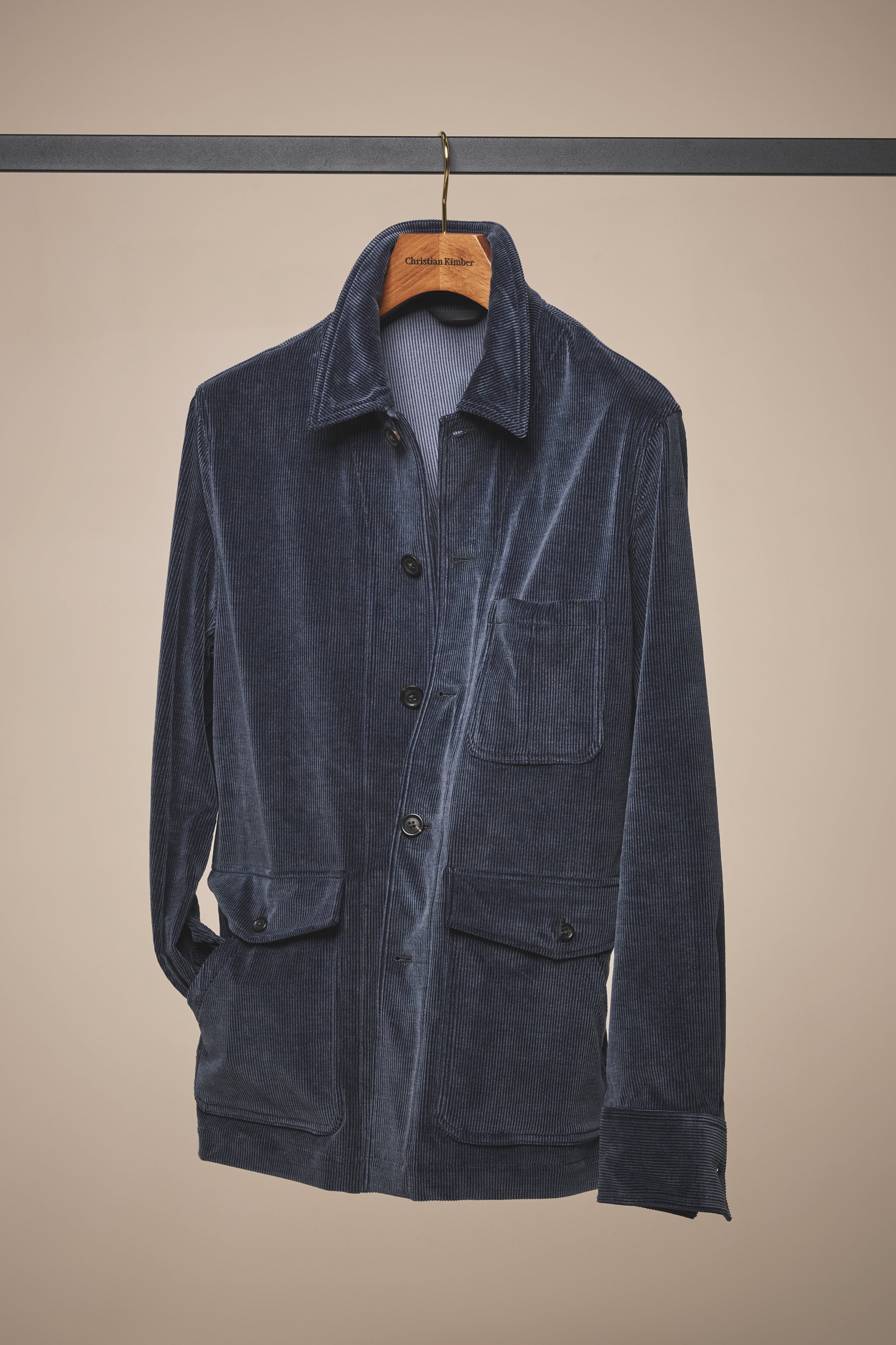 Fitzroy Chore Jacket - Corduroy - Steel Blue