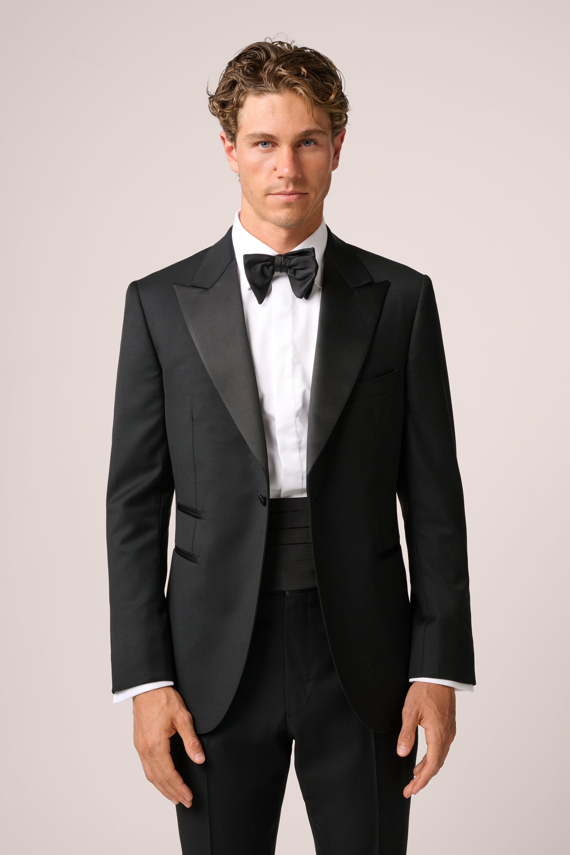 Tuxedo Trousers - Wool - Black