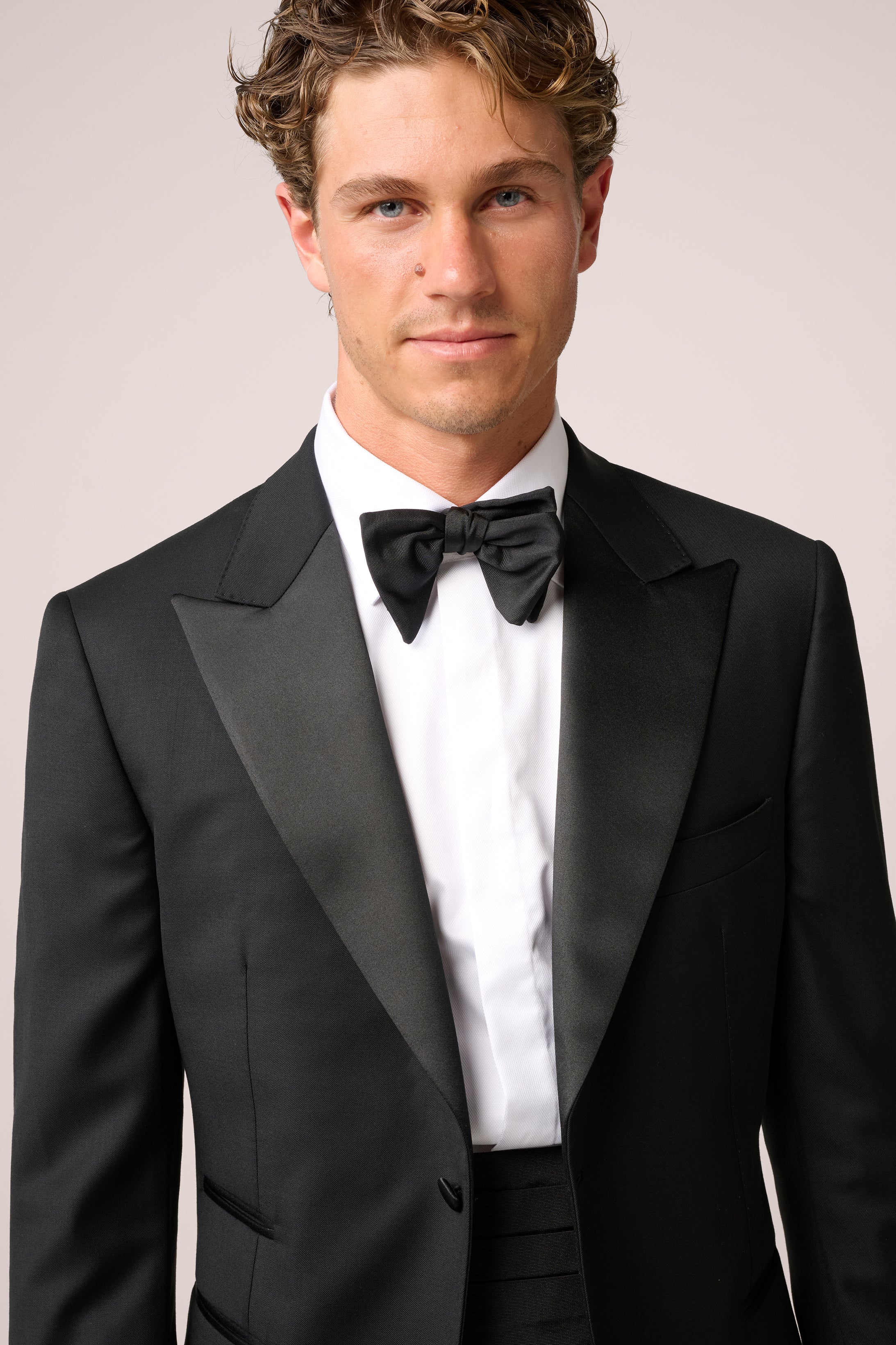 Tuxedo Trousers - Wool - Black