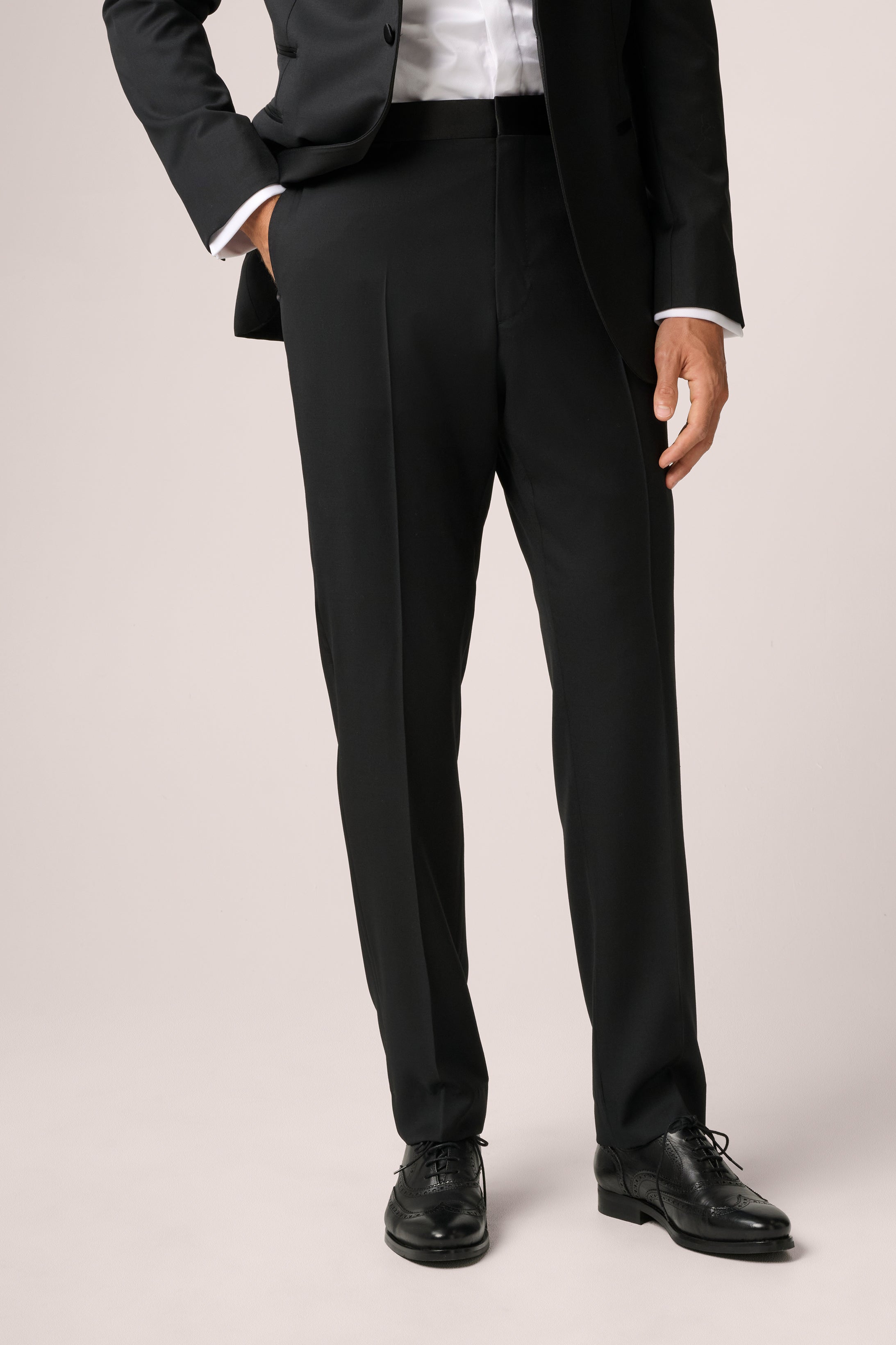 Tuxedo Jacket - Wool - Black