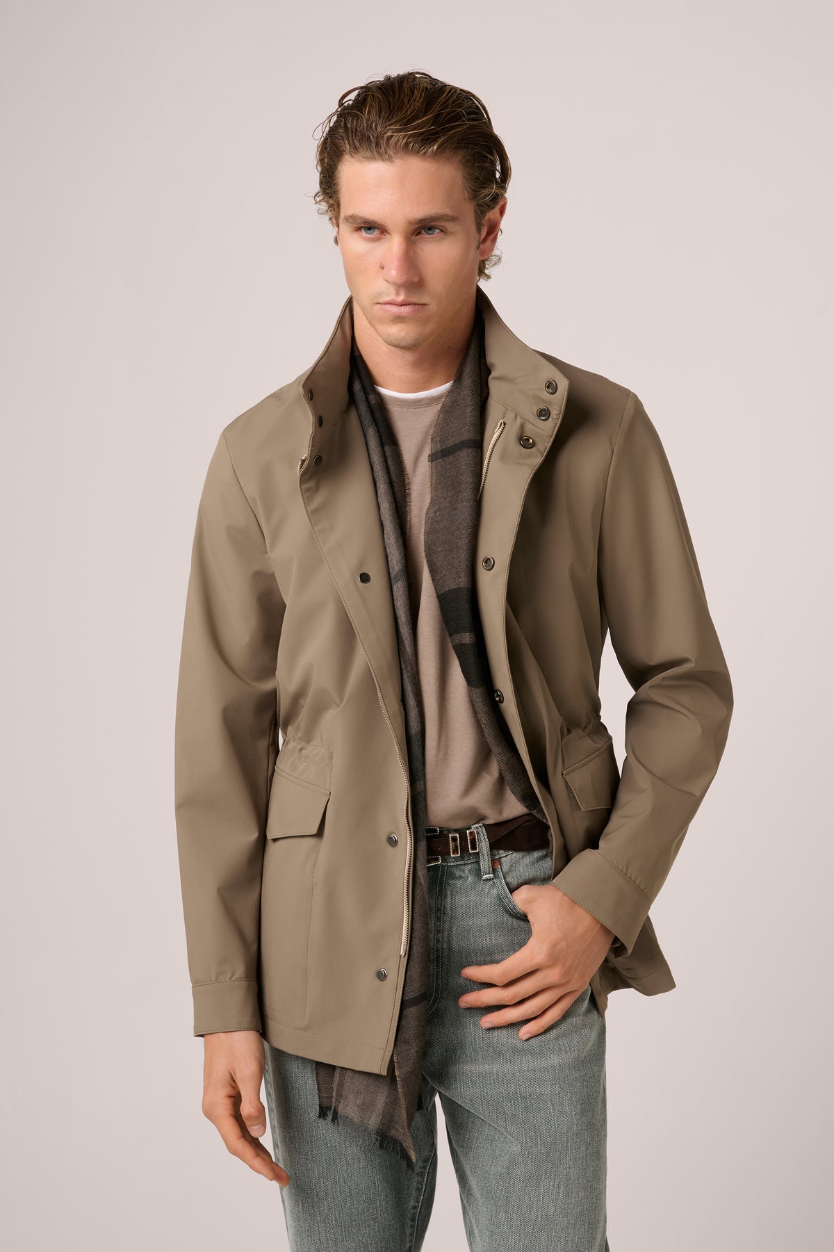 Field Jacket - Water-Resistant Tech - Sand