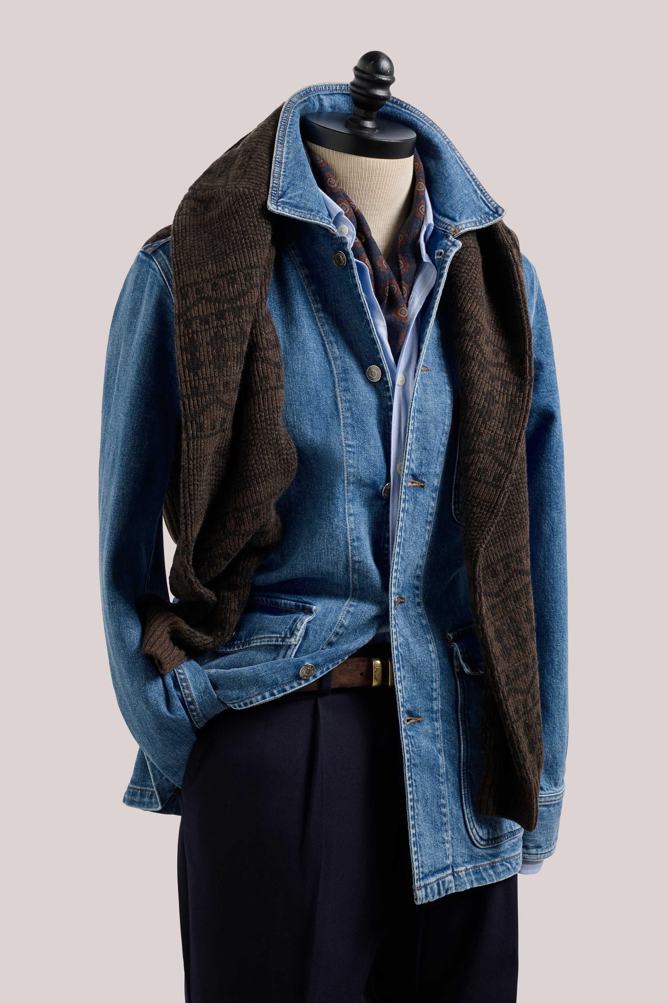 ジャケット・アウター NO MASS PROD CRYPTKEEPER DENIM COAT NO MASS PROD. CRYPTKEEPER DENIM COAT No mass prod denim jacket