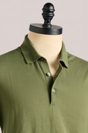 Kingsley Ice Cotton Polo - Army - M + L Only