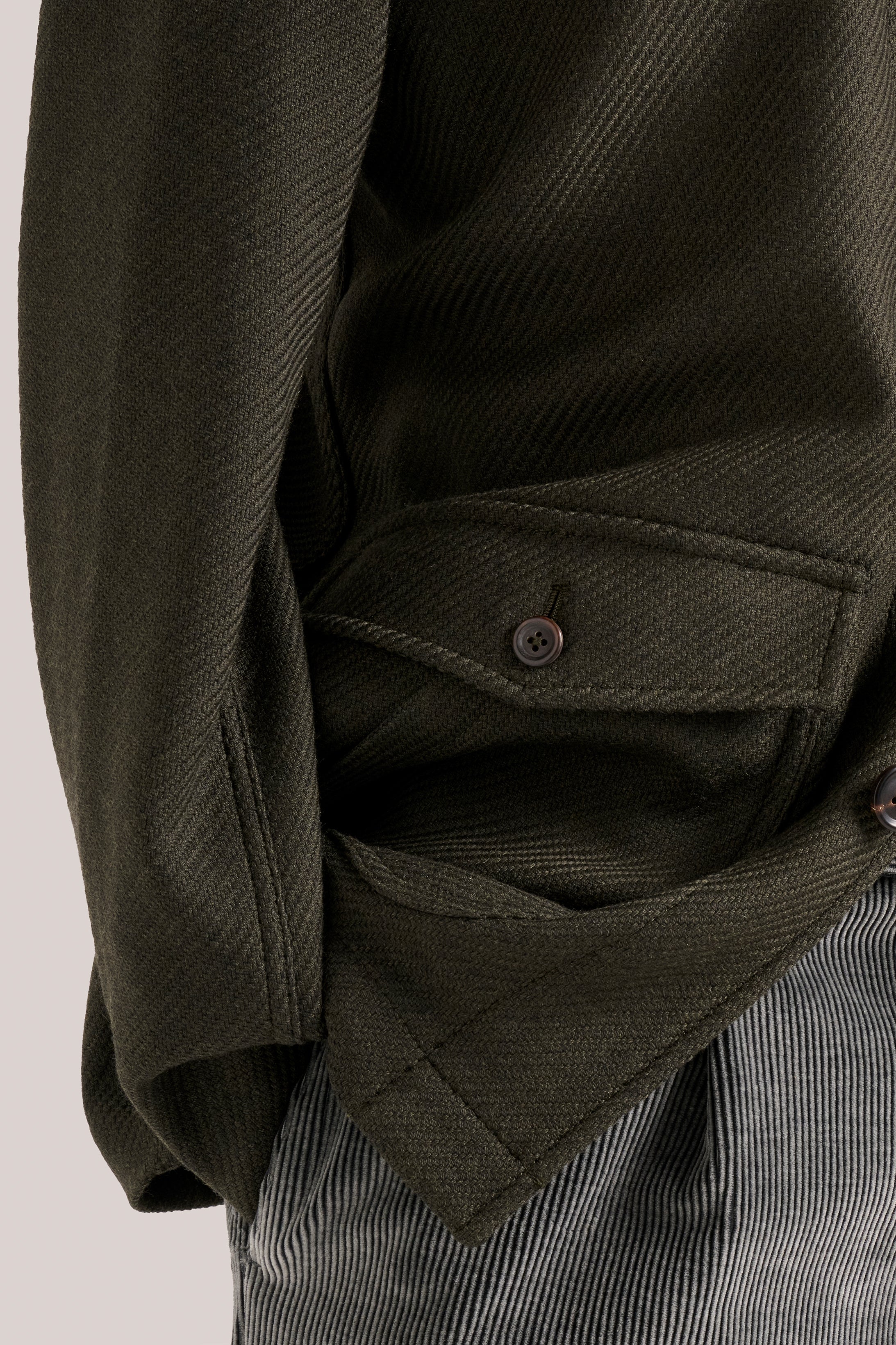 Fitzroy Chore Jacket - Wool - Forest Green