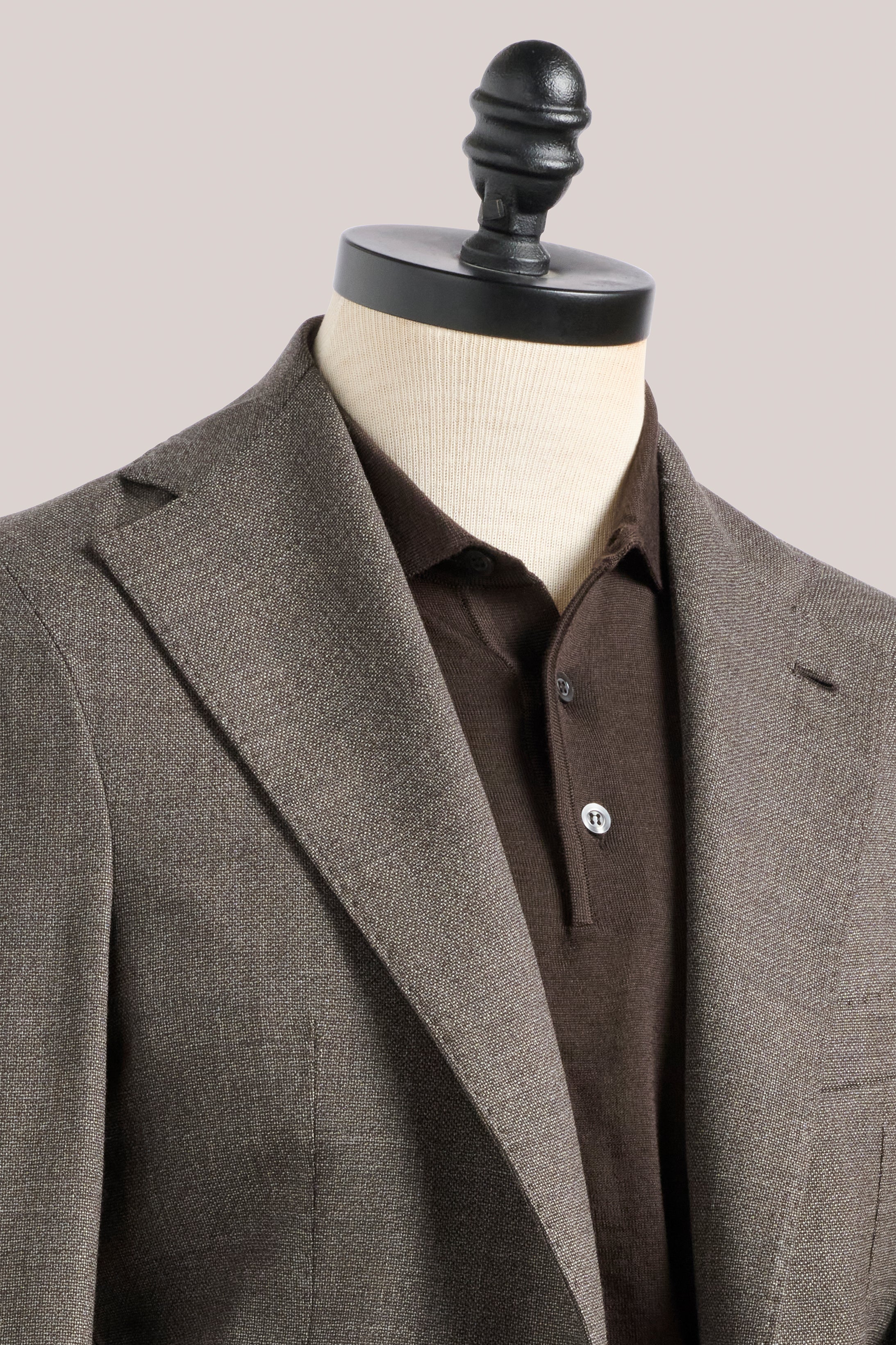 Naples Blazer - Wool - Dark Taupe