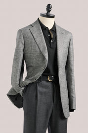 Apollo Deconstructed Blazer - Wool/Silk/Linen - Ash