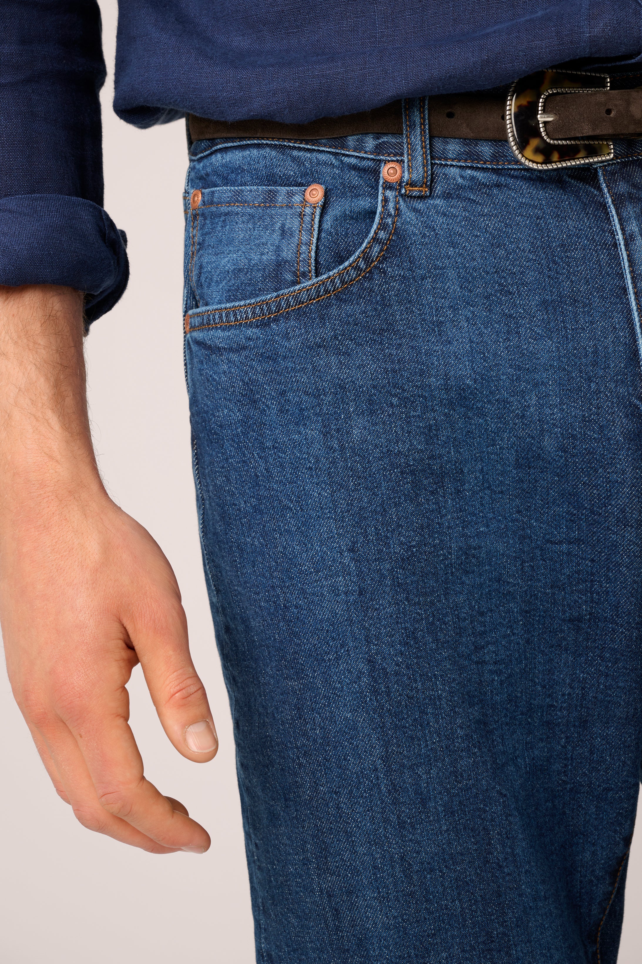 Rose Street Denim - Mid Wash Indigo