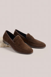 Gisborne Softy Suede Loafer - Walnut