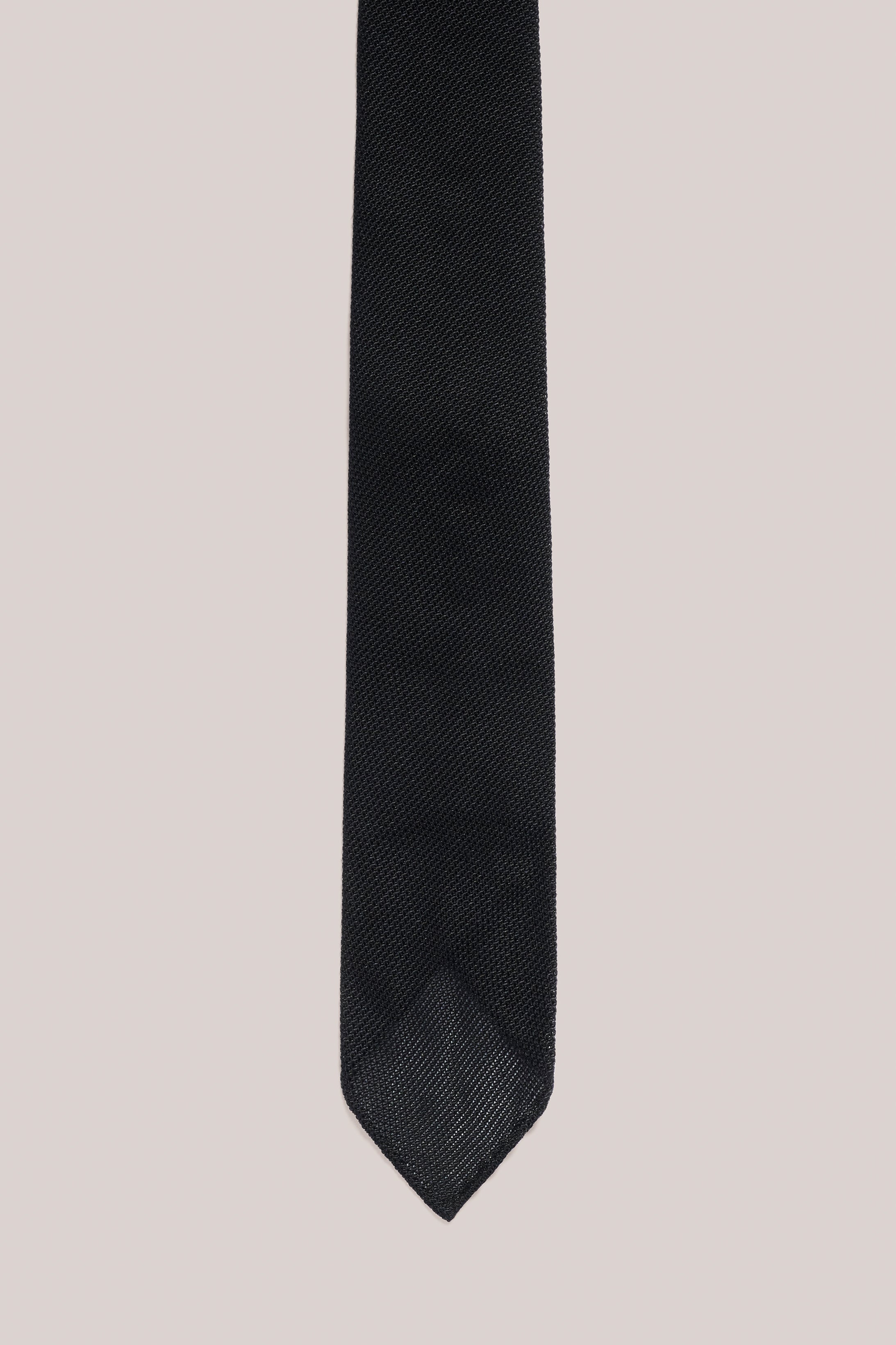 Grenadine Tie - Silk - Black