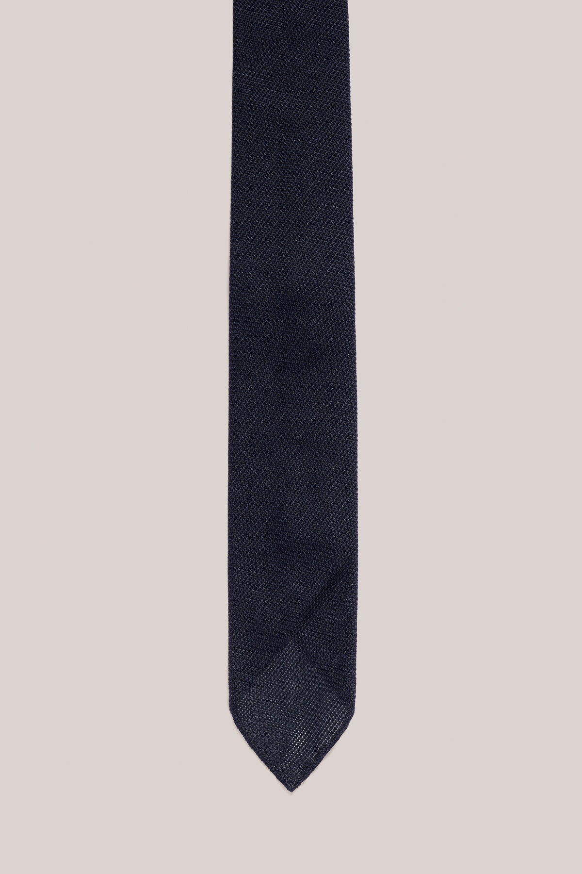 Tie - Silk Grenadine - Navy