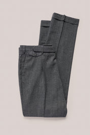 Italian Hopsack Trouser - Grey
