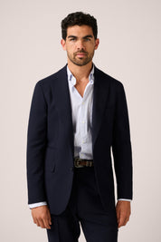 Apollo Hopsack Blazer - Navy