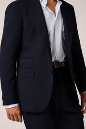 Apollo Hopsack Blazer - Navy