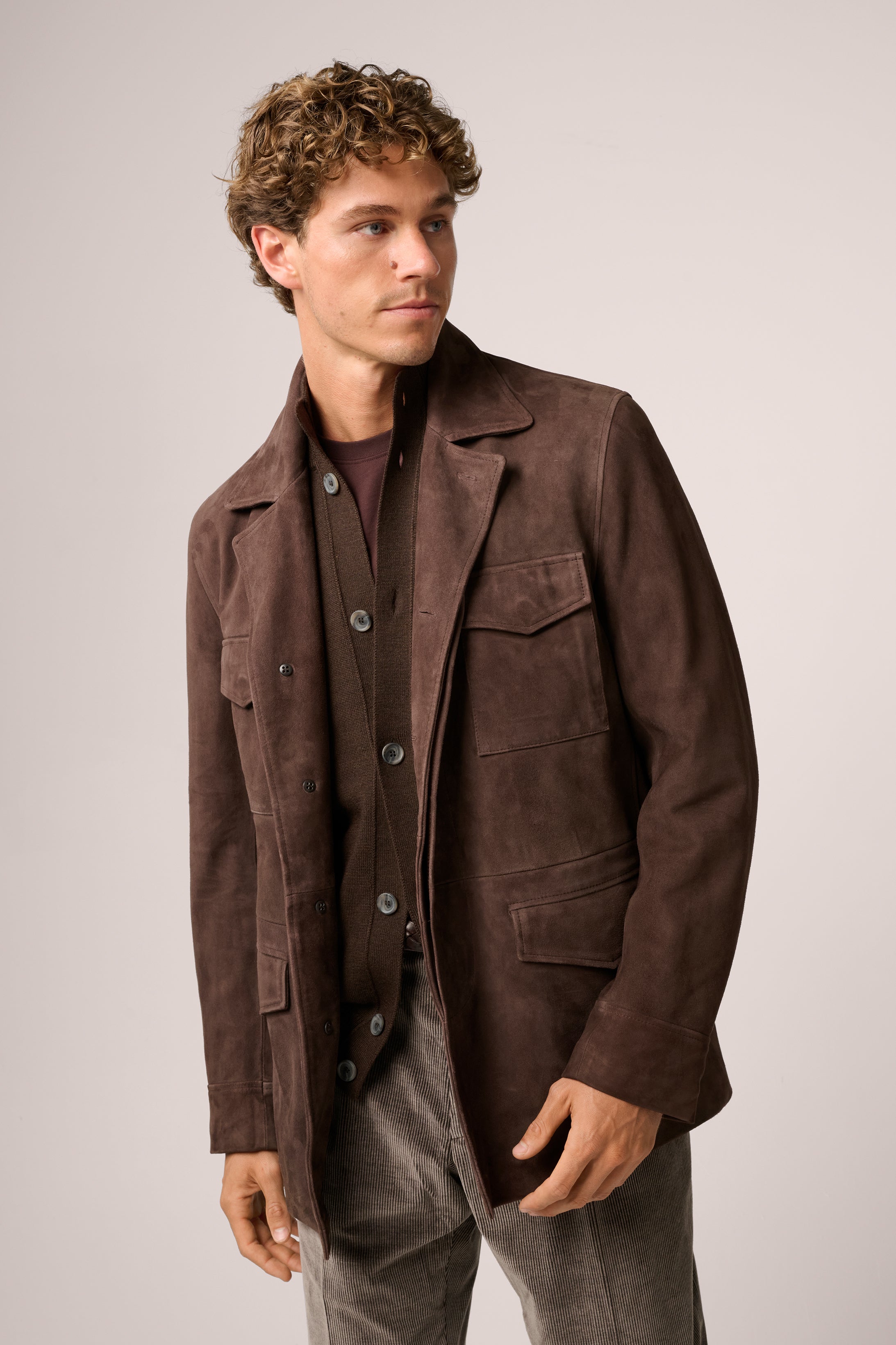 Kingsford Field Jacket - Suede - Walnut Brown – CHRISTIAN KIMBER
