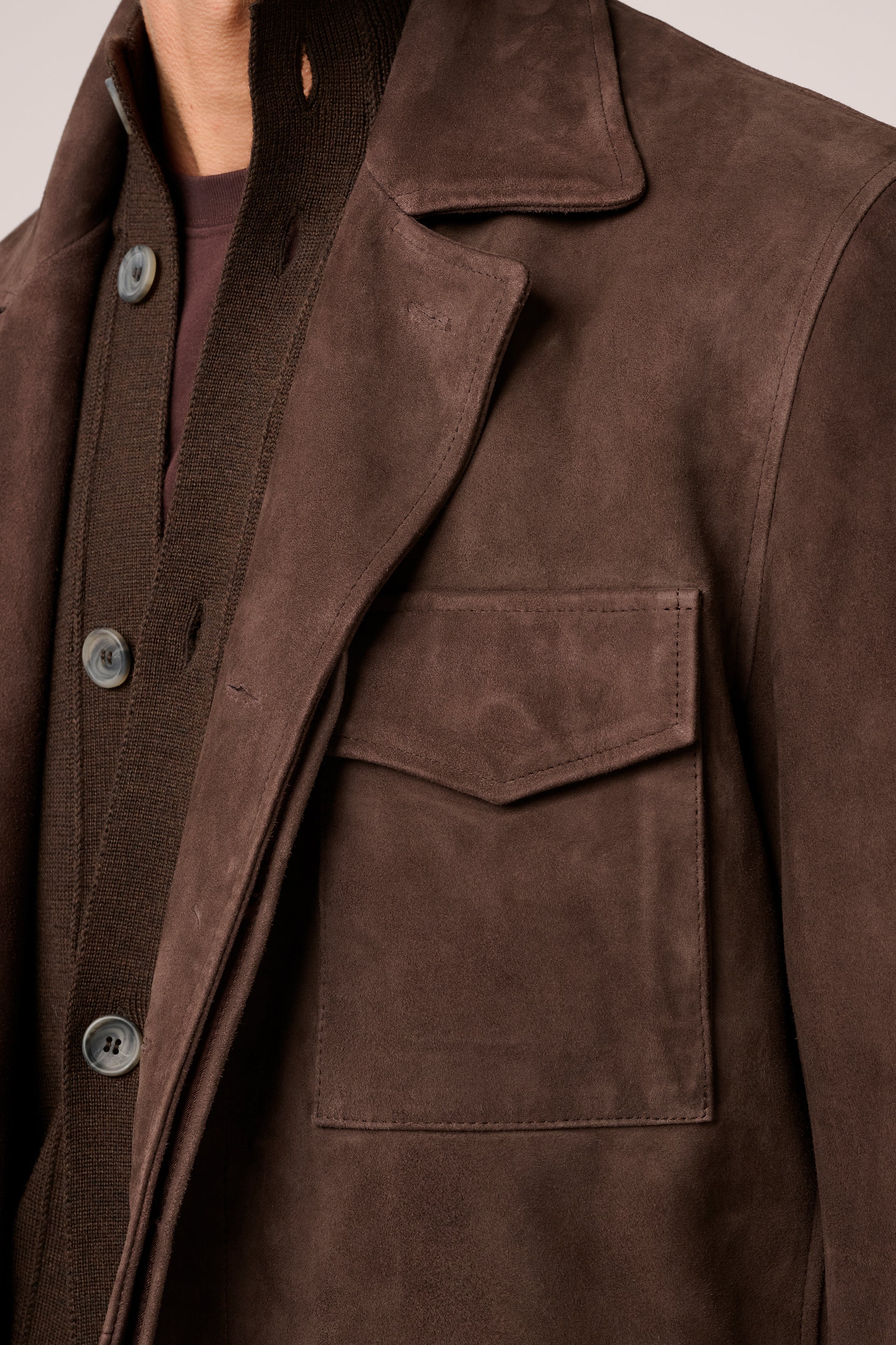 Kingsford Field Jacket - Suede - Walnut Brown