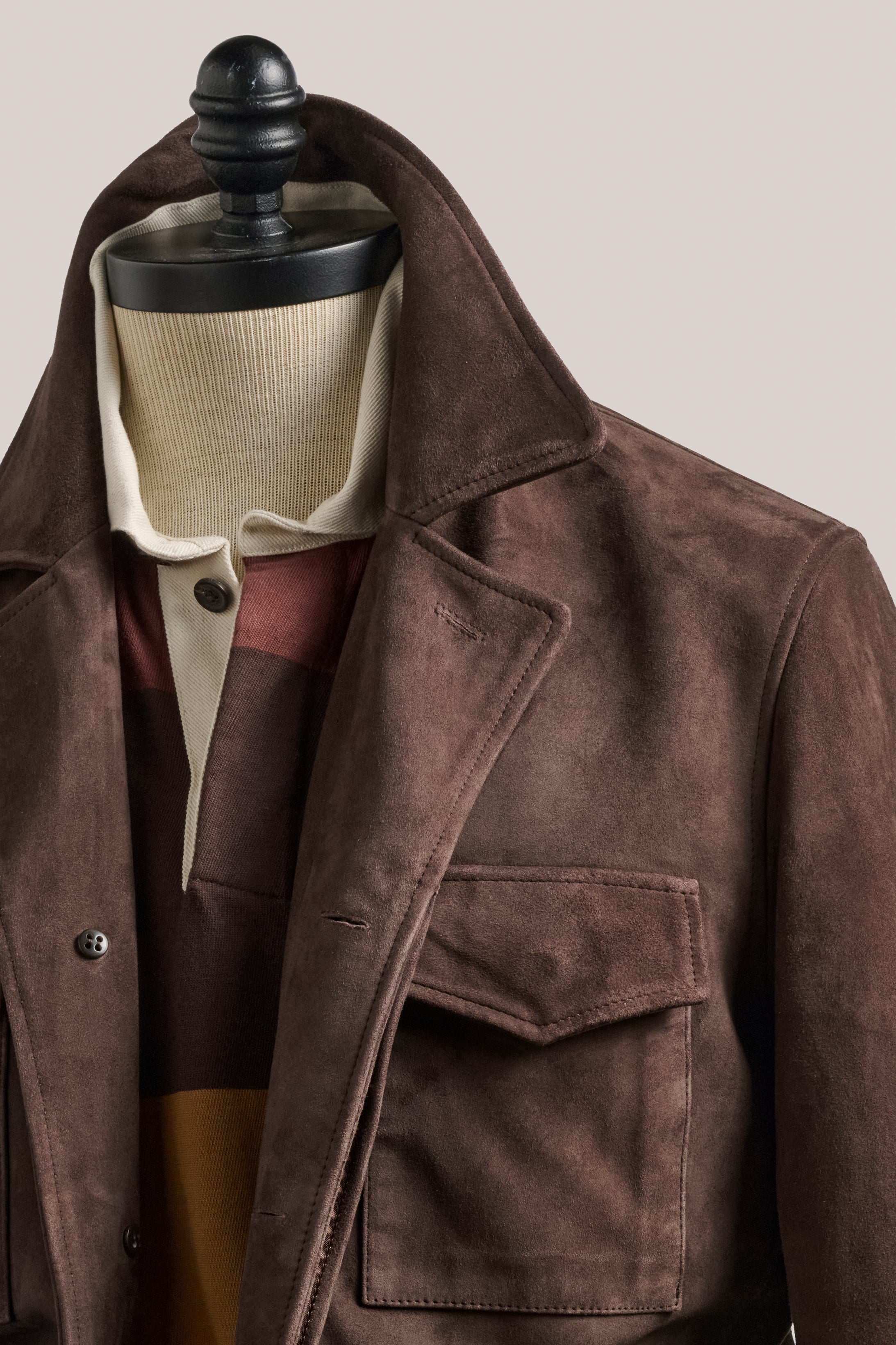 Kingsford Field Jacket - Suede - Walnut Brown