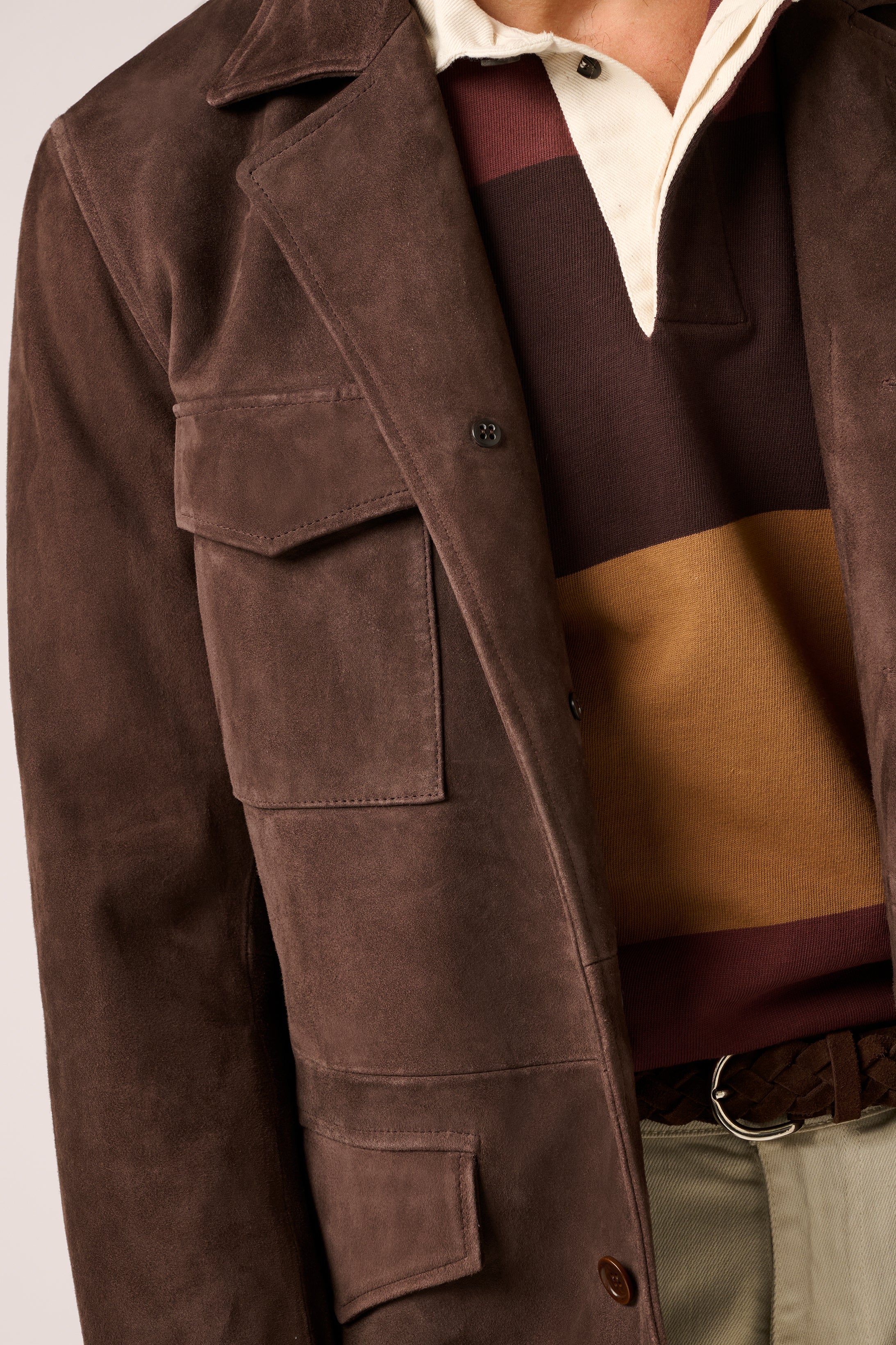 Kingsford Field Jacket - Suede - Walnut Brown