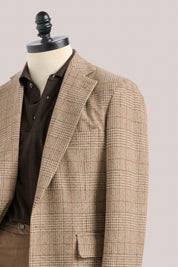 Architects Deconstructed Blazer -  Wool & Cashmere - Sand Prince of Wales