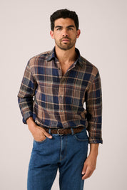 Bronte Linen Check Shirt Pre-order