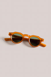 Lorne Round Sunglasses - Camel