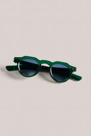 Lorne Round Sunglasses - Green