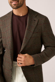 Naples Blazer - 100% Cashmere Check